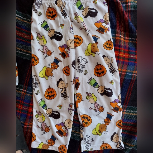 Peanuts sz 4T Halloween Pajamas set. Long Sleeve button top and pants - Picture 5 of 5